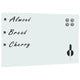 Vidaxl whiteboard voor aan de wand magnetisch 60x40 cm glas