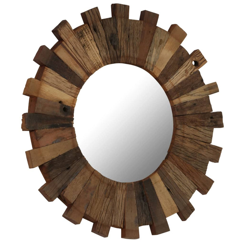Load image into Gallery viewer, Vidaxl wandspiegel 70 cm massief gerecycled hout
