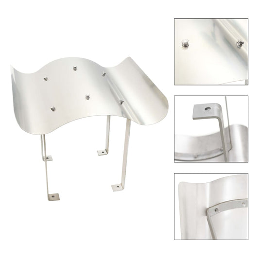 Vidaxl schoorsteenkap roestvrij staal 60 x 60 x 38 cm