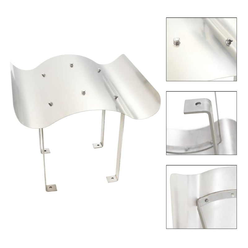 Load image into Gallery viewer, Vidaxl schoorsteenkap roestvrij staal zilverkleurig
