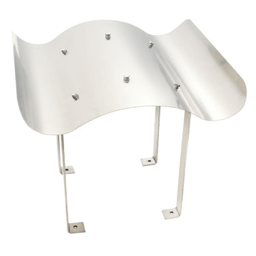 Vidaxl schoorsteenkap roestvrij staal 70 x 70 x 37 cm
