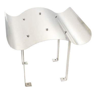 Vidaxl schoorsteenkap roestvrij staal 60 x 80 x 39 cm