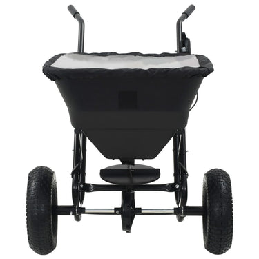 Vidaxl strooiwagen duwmodel 45 l 106x73x76 cm pvc en staal
