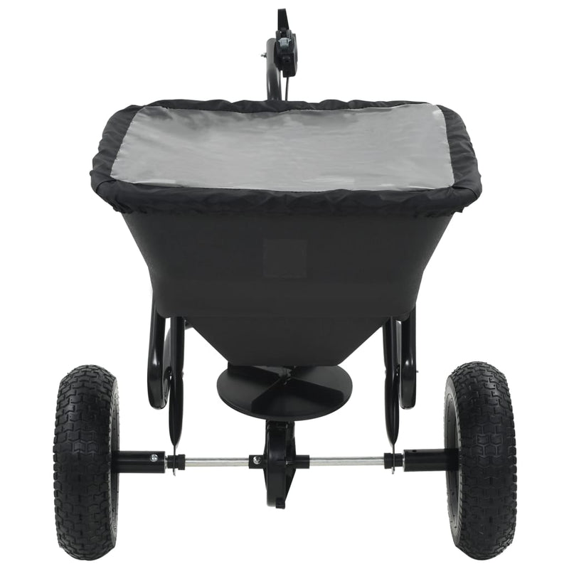 Afbeelding laden in galerijviewer, Vidaxl strooiwagen sleepmodel 45 l 125x74x79 cm pvc en staal
