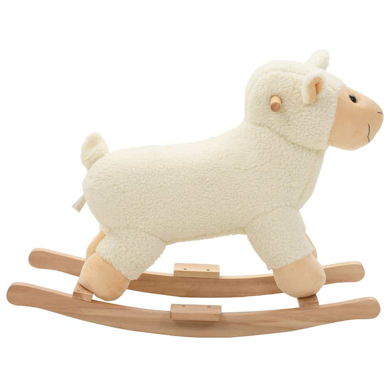 Load image into Gallery viewer, Vidaxl hobbeldier schaap 78x34x58 cm pluche wit
