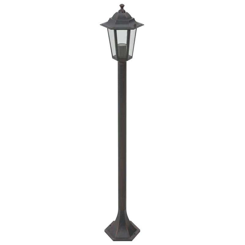 Load image into Gallery viewer, Vidaxl paalverlichting voor tuin e27 110 cm aluminium brons 6 st
