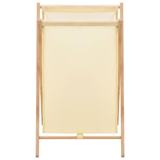 Vidaxl wasmand 42x41x64 cm cederhout en stof beige