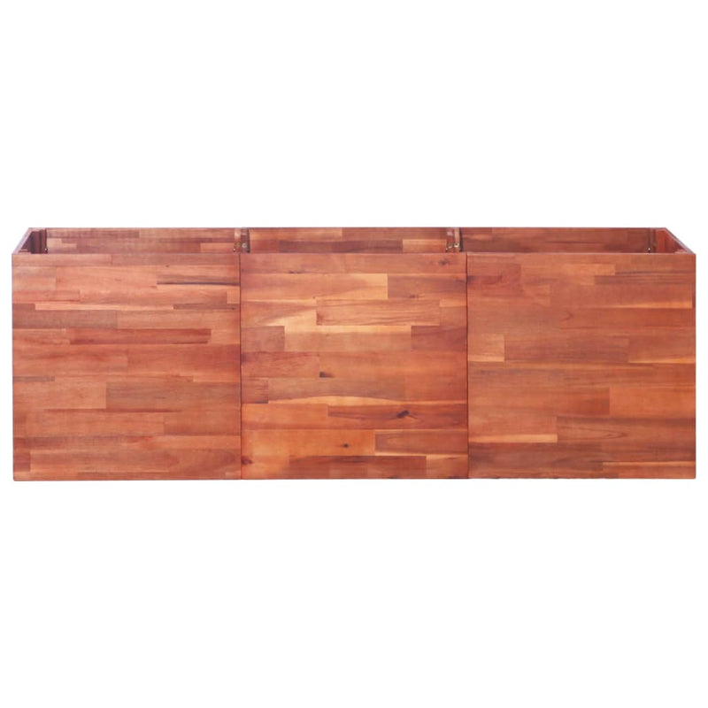 Afbeelding laden in galerijviewer, Vidaxl plantenbak verhoogd 150x50x50 cm acaciahout
