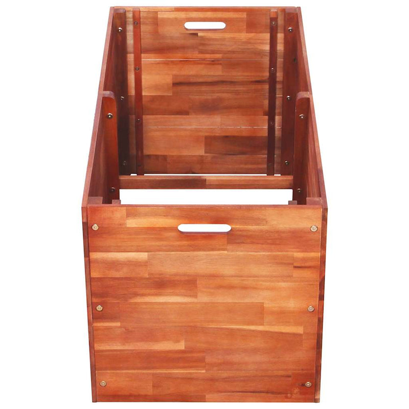 Load image into Gallery viewer, Vidaxl plantenbak verhoogd 100x50x50 cm acaciahout
