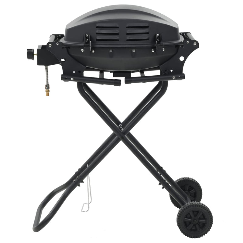 Load image into Gallery viewer, Vidaxl gasbarbecue met kookzone draagbaar zwart

