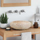 Vidaxl gootsteen 40x12 cm marmer crème