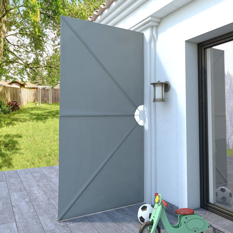Load image into Gallery viewer, Vidaxl terrasscherm inklapbaar 300x150 cm grijs
