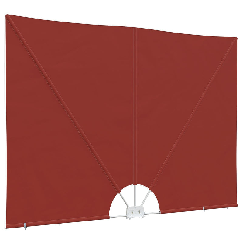 Load image into Gallery viewer, Vidaxl terrasscherm inklapbaar 300x150 cm terracottakleurig
