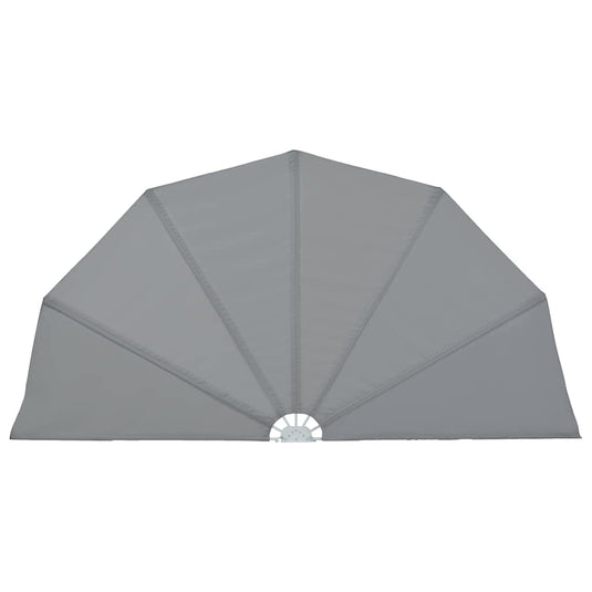 Vidaxl terrasscherm inklapbaar 160 cm grijs