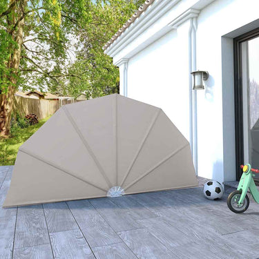 Vidaxl terrasscherm inklapbaar 160 cm crème