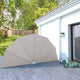 Vidaxl terrasscherm inklapbaar 200 cm crème