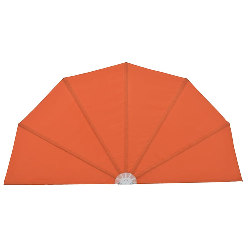 Load image into Gallery viewer, Vidaxl terrasscherm inklapbaar 160 cm terracottakleurig
