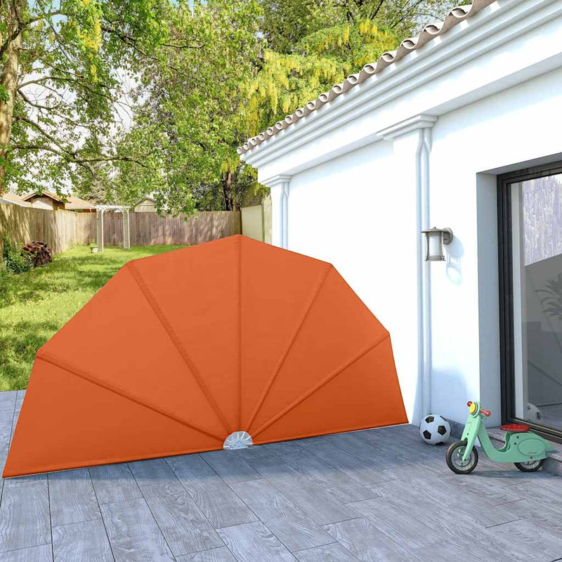 Load image into Gallery viewer, Vidaxl terrasscherm inklapbaar 200 cm terracottakleurig
