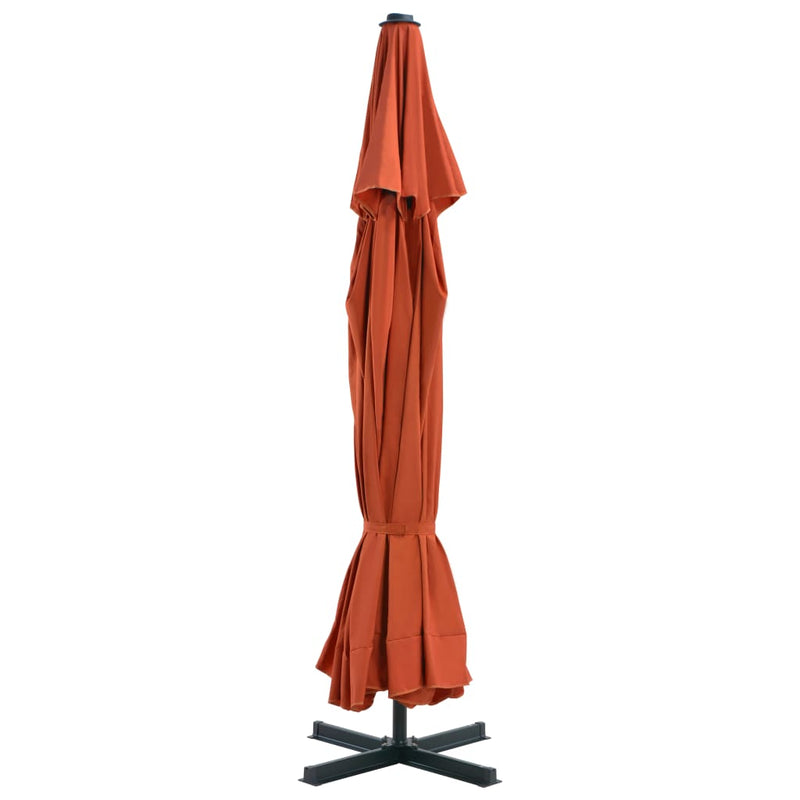 Load image into Gallery viewer, Vidaxl parasol met aluminium paal 500 cm terracottakleurig
