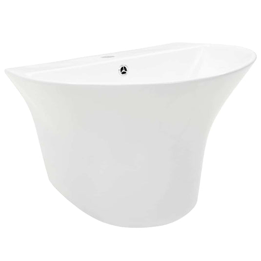Vidaxl wasbak wit 56 x 48 x 42 cm geglazuurd keramiek