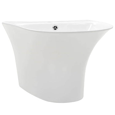 Vidaxl wasbak wit 47 x 45 x 37 cm geglazuurd keramiek