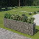 VidaXL Gabion plantenbak verhoogd 360x50x100 cm gegalvaniseerd staal