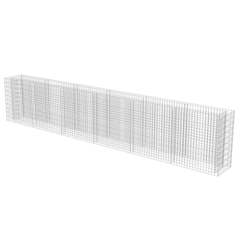Load image into Gallery viewer, VidaXL Gabion plantenbak verhoogd 540x50x100 cm gegalvaniseerd staal
