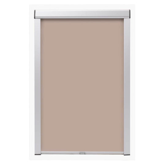 Vidaxl rolgordijn verduisterend beige mk04