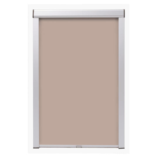 Vidaxl rolgordijn verduisterend beige mk06 ggl en ggu