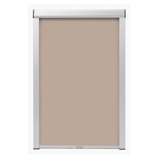 Vidaxl rolgordijn verduisterend beige mk08 ggl en ggu