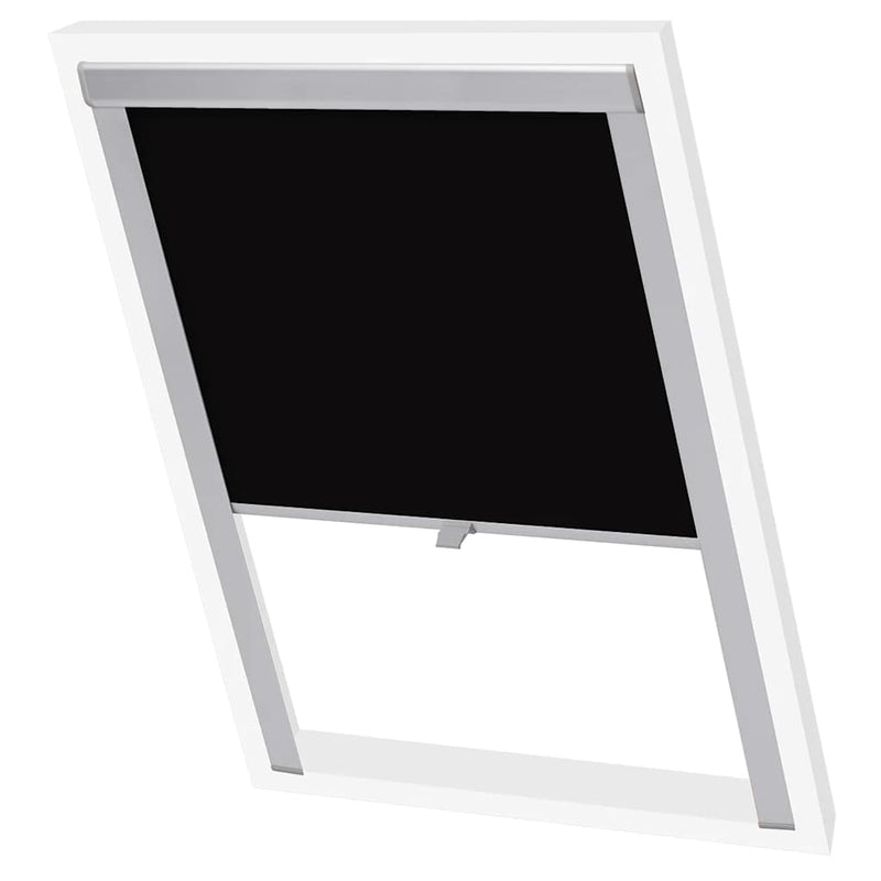 Load image into Gallery viewer, Vidaxl rolgordijn verduisterend zwart pk06

