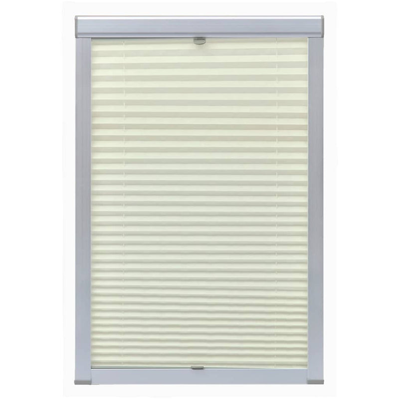 Load image into Gallery viewer, Vidaxl rolgordijn geplooid crème sk08
