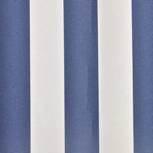 Vidaxl luifeldoek 500x300 cm canvas blauw en wit