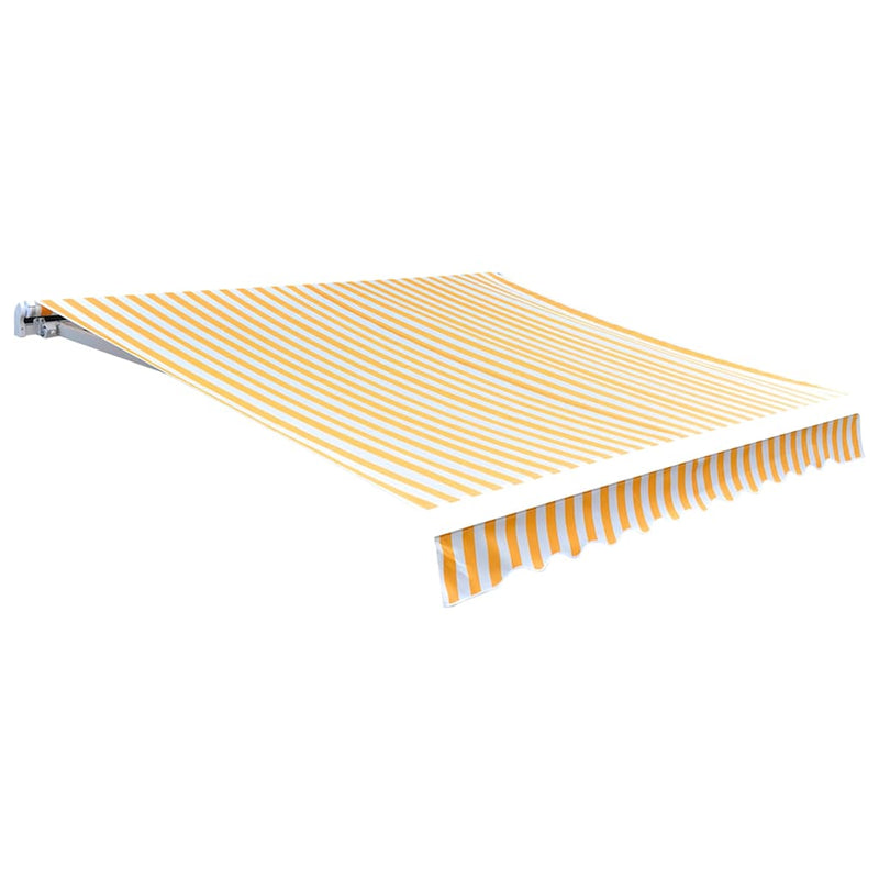 Load image into Gallery viewer, Vidaxl vervangingsdoek voor luifel 500x300 cm polyester oranje en wit
