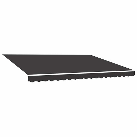Vidaxl vervangingsdoek voor luifel 450x300 cm polyester grijs
