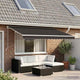 Vidaxl vervangingsdoek voor luifel 450x300 cm polyester grijs