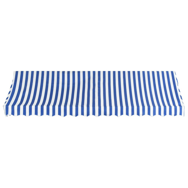 Load image into Gallery viewer, Vidaxl luifel 400x120 cm blauw en wit
