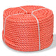 Vidaxl touw gedraaid 10 mm 250 m polypropyleen oranje