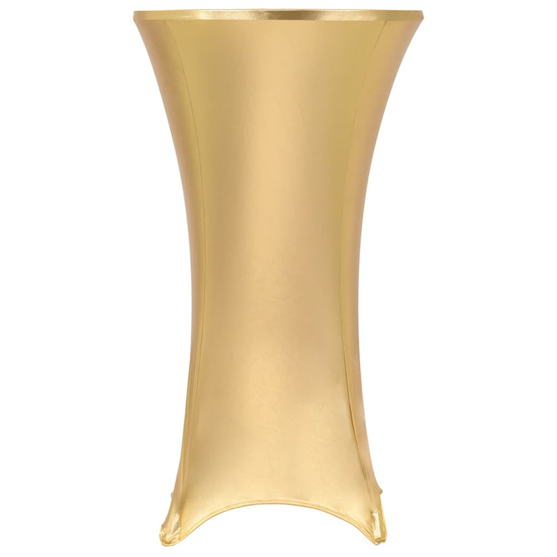 Load image into Gallery viewer, Vidaxl 2 st tafelhoezen stretch 60 cm goud
