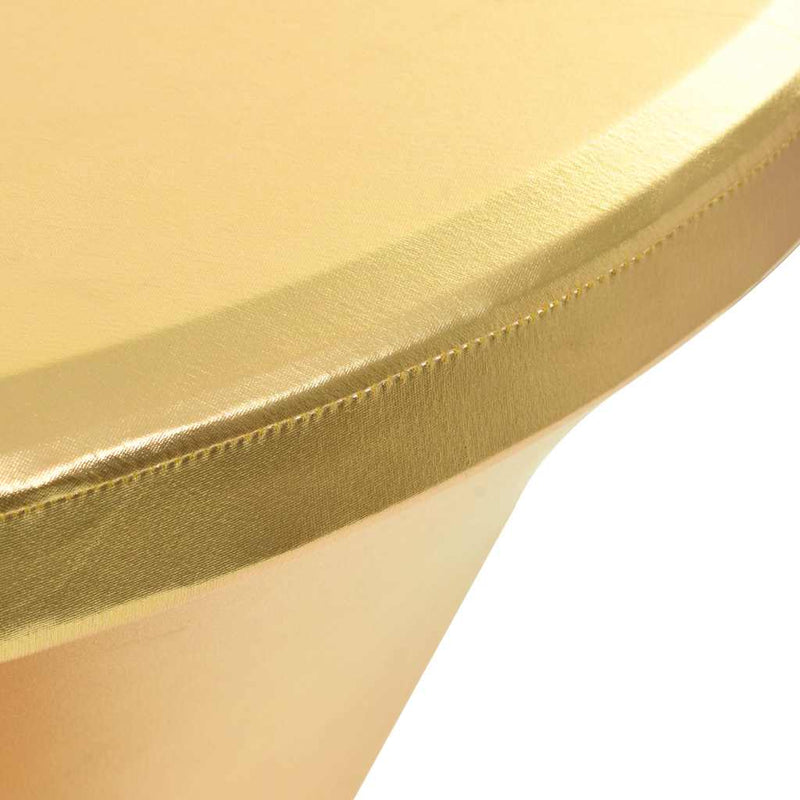 Load image into Gallery viewer, Vidaxl 2 st tafelhoezen stretch 60 cm goud
