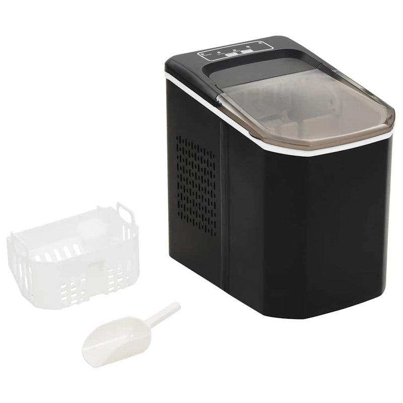 Load image into Gallery viewer, Vidaxl ijsblokjesmachine 1,4 l 15 kg 24 u zwart

