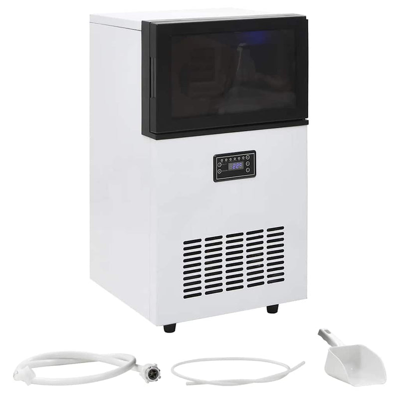 Load image into Gallery viewer, Vidaxl ijsblokjesmachine 45 kg 24 u zwart
