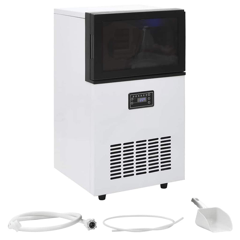 Load image into Gallery viewer, Vidaxl ijsblokjesmachine 45 kg 24 u zwart
