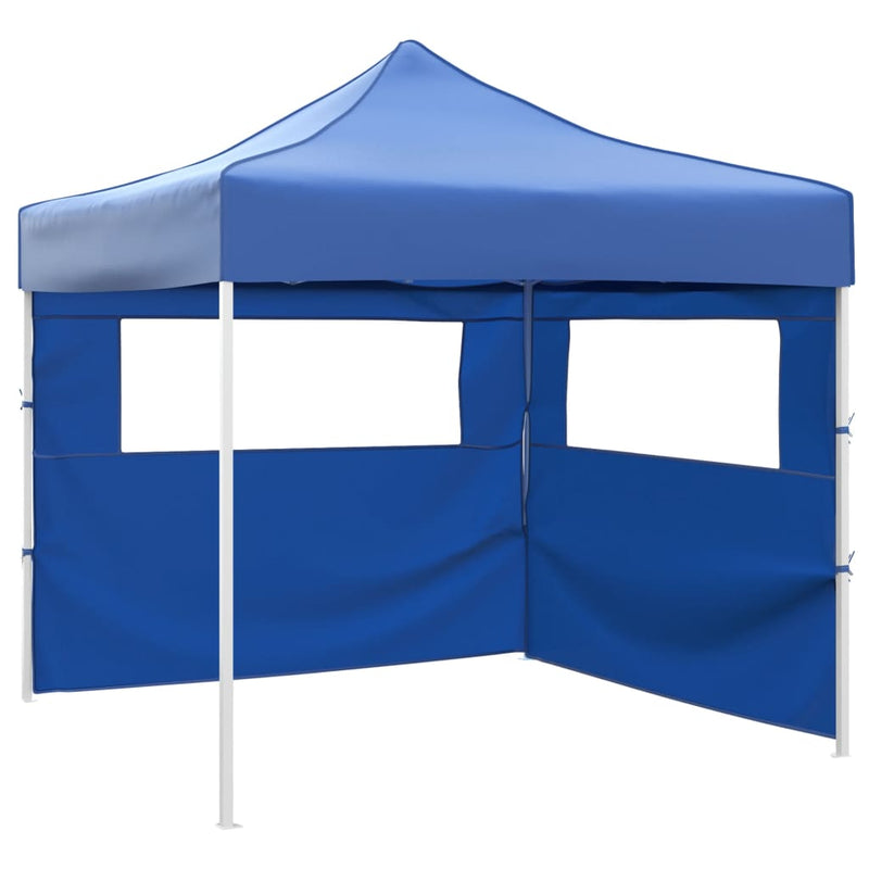 Load image into Gallery viewer, Vidaxl vouwtent met 2 wanden 3x3 m blauw
