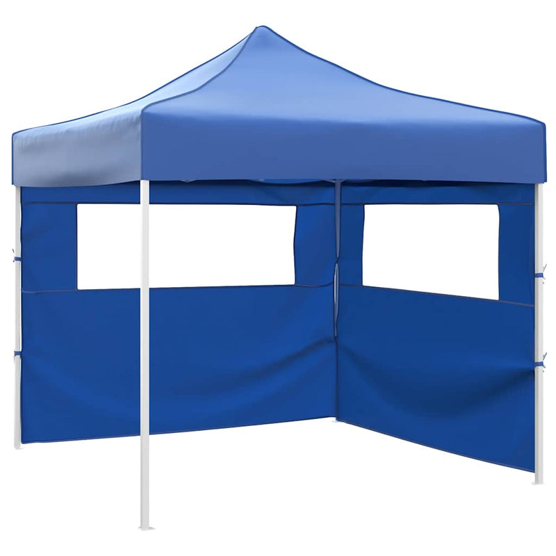 Load image into Gallery viewer, Vidaxl vouwtent met 2 wanden 3x3 m blauw

