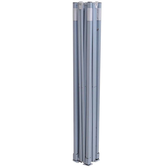 Vidaxl vouwtent met 2 wanden 3x3 m blauw