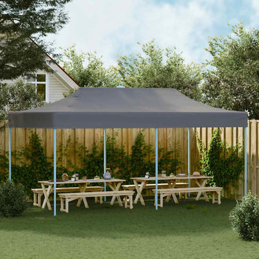 Vidaxl partytent pop-up inklapbaar 3x6 m antraciet
