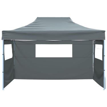 Vidaxl vouwtent met 3 wanden 431x291x315 cm antraciet
