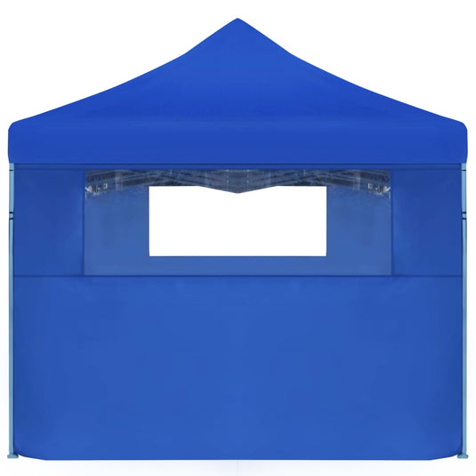 VidaXL Vouwtent pop-up met 5 zijwanden 3x9 m blauw