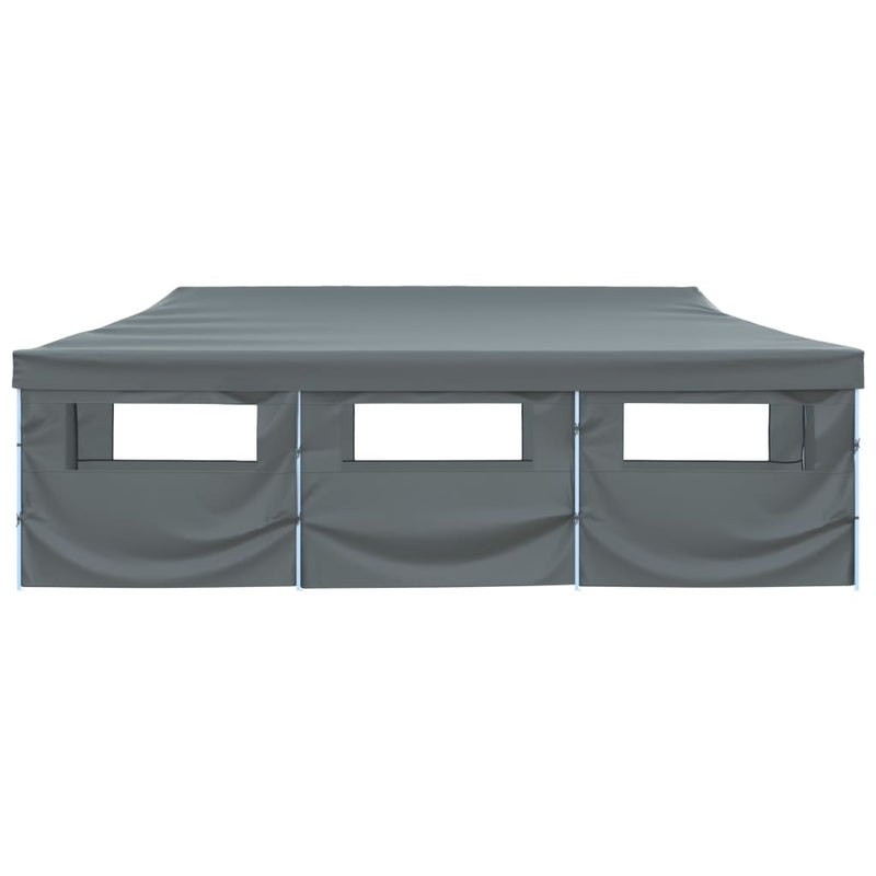 Load image into Gallery viewer, VidaXL Vouwtent pop-up met 8 zijwanden 3x9 m antraciet
